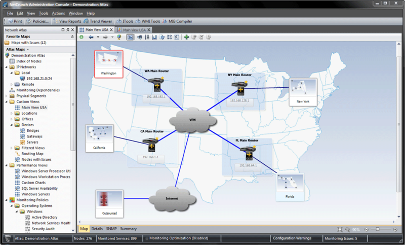 AdRem NetCrunch Screenshot